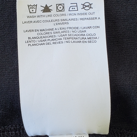 Converse Long Sleeve Men's XXlarge T-shirt Black Spread Kindness Stay Smiling - Picture 9 of 10